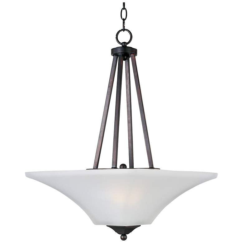 Image 1 Aurora 2-Light 16" Wide Oil Rubbed Bronze Pendant Light