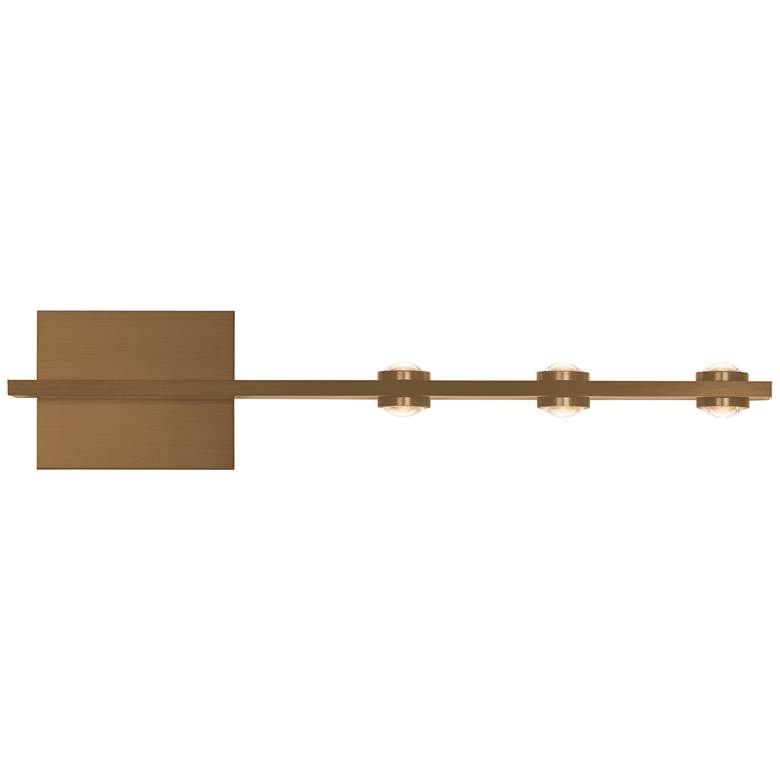 Image 1 Aurora 22.6" Brushed Champagne Wall Mount