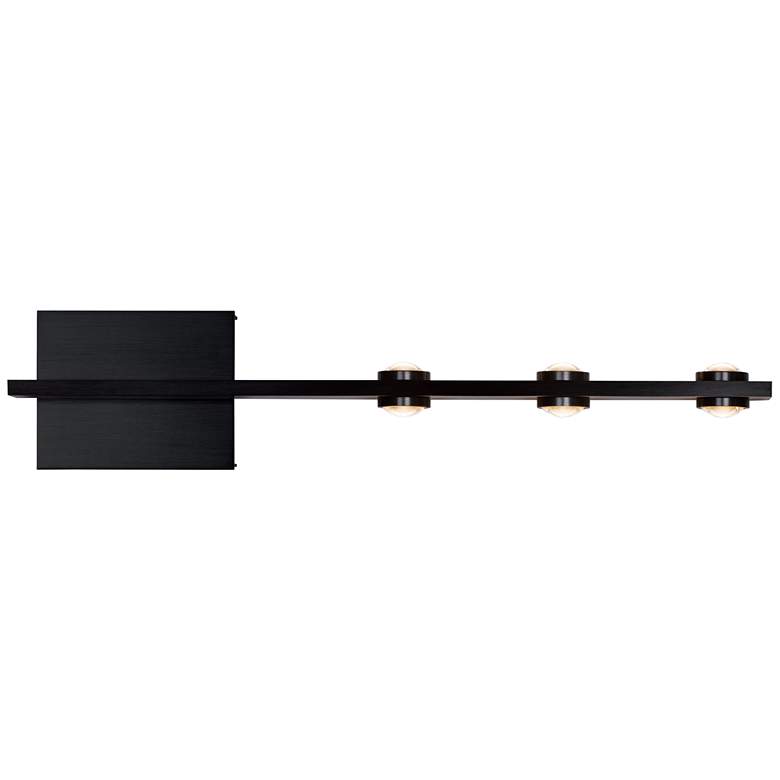 Image 1 Aurora 22.6" Satin Brushed Black Wall Mount