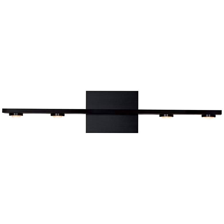 Image 1 Aurora 24.5" Satin Brushed Black Wall Mount