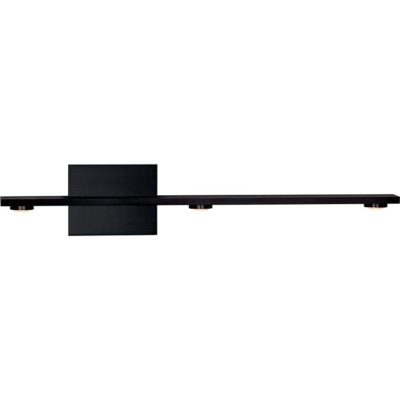 Image 2 Aurora 26.5" Satin Brushed Black Wall Mount more views