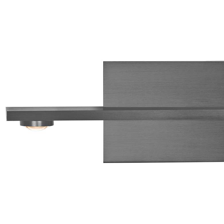 Image 2 Aurora 26 1/2" Wide Brushed Aluminum 3-Light LED Bath Light more views