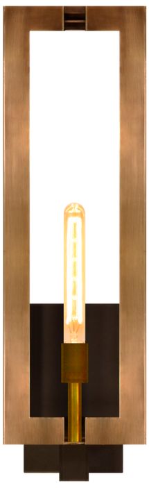 Image 2 Aurora 27 1/2" High Antique Brass Outdoor Wall Light more views