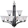 1_Aurora 9-LOil Rubbed Bronze Chandelier