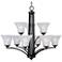 Aurora 9-LOil Rubbed Bronze Chandelier