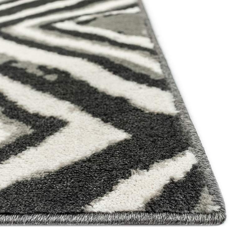 Image 4 Aurora Chora 285047 5&#39;3 inchx7&#39;6 inch Gray Rectangular Area Rug more views