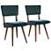 Aurora Dark Teal Dining Chair Set of 2