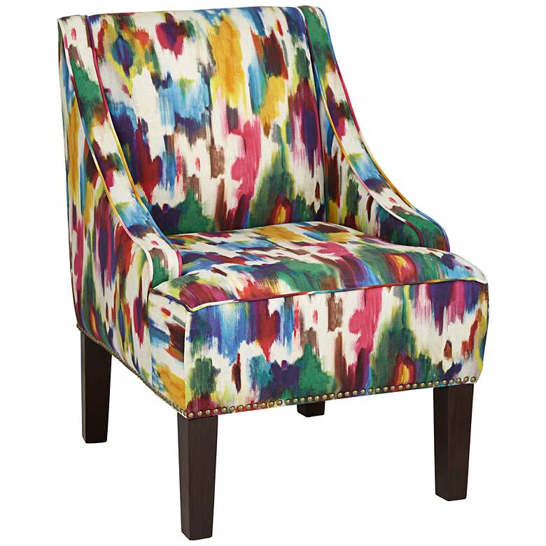 Image 1 Aurora Multicolor Swoop Arm Chair