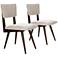 Aurora Taupe Dining Chair Set of 2