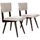 Aurora Taupe Dining Chair Set of 2