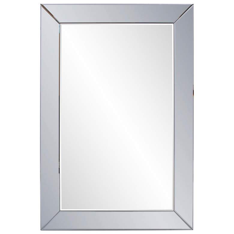 Image 2 Auryn Smoke Gray 30 3/4" x 45 1/2" Rectangular Wall Mirror