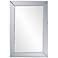 Auryn Smoke Gray 30 3/4" x 45 1/2" Rectangular Wall Mirror