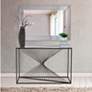 5_Auryn Smoke Gray 30 3/4" x 45 1/2" Rectangular Wall Mirror more views