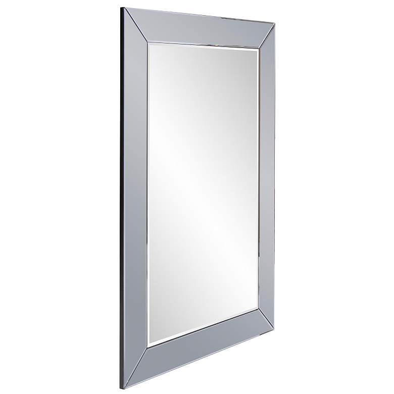 Image 6 Auryn Smoke Gray 30 3/4" x 45 1/2" Rectangular Wall Mirror more views