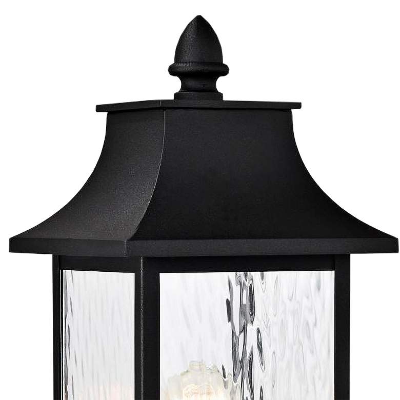 Image 3 Austen 20 1/4" High Matte Black Outdoor Post Light more views