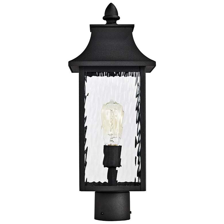 Image 5 Austen 20 1/4" High Matte Black Outdoor Post Light more views