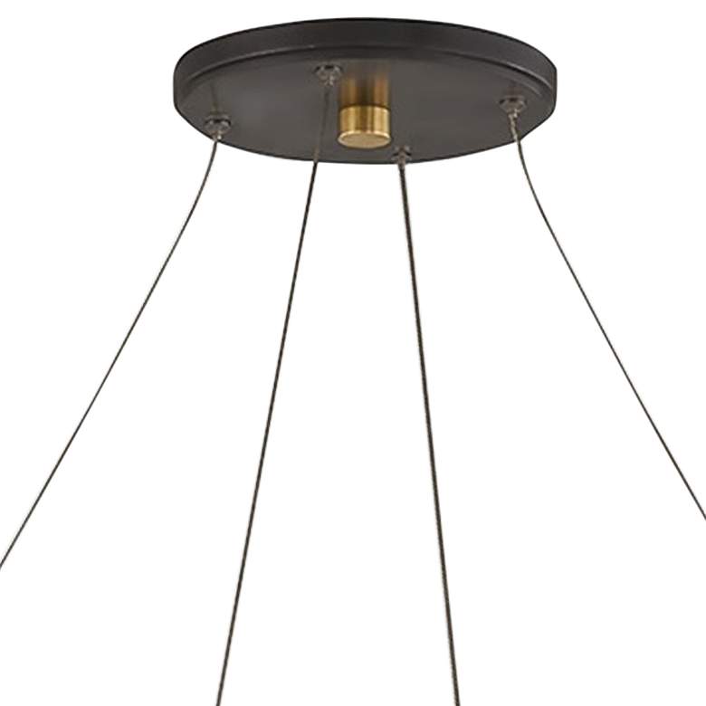 Image 4 Austen 40" Wide Aged Old Bronze Wagon Wheel Chandelier more views