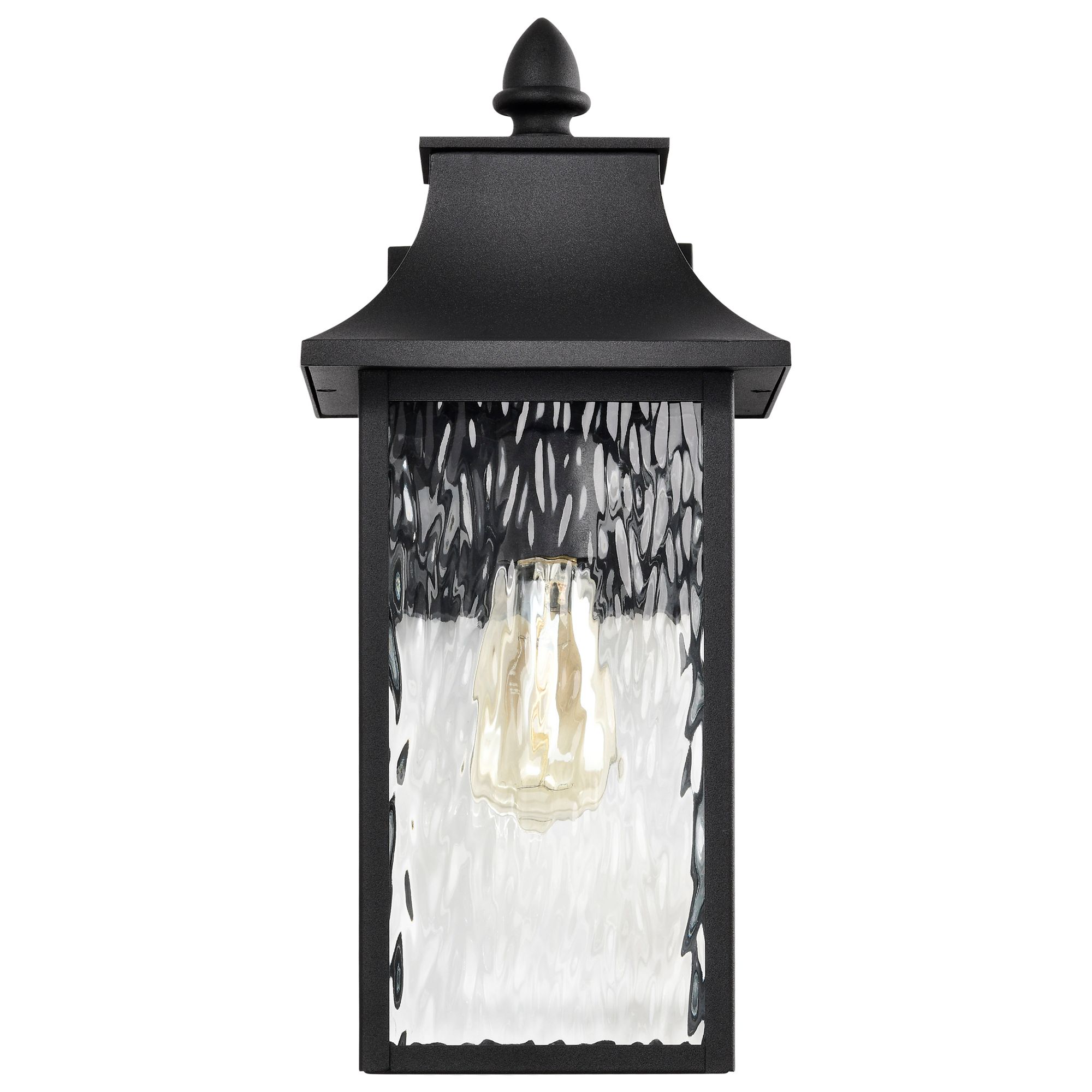 Image 5 Austen Outdoor Large Wall Lantern; 1 Light; Matte Black Finish more views