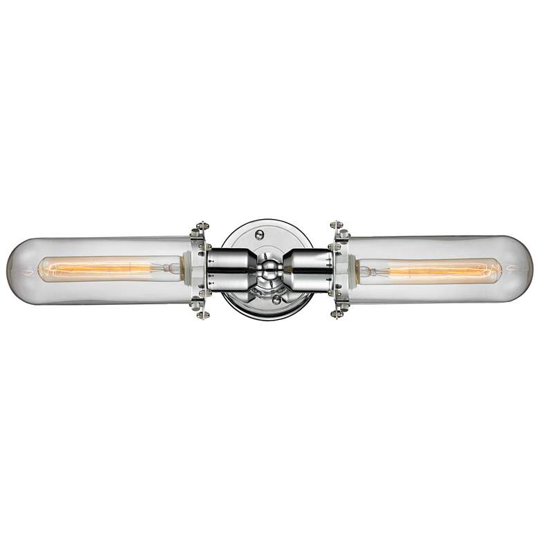 Image 1 Austere Centri 3" 2 Light 22" LED Bath Light - Polished Chrome -