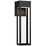 4_Austin 16" High Sand Black Outdoor LED Wall Light