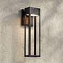3_Austin 16" High Sand Black Outdoor LED Wall Light