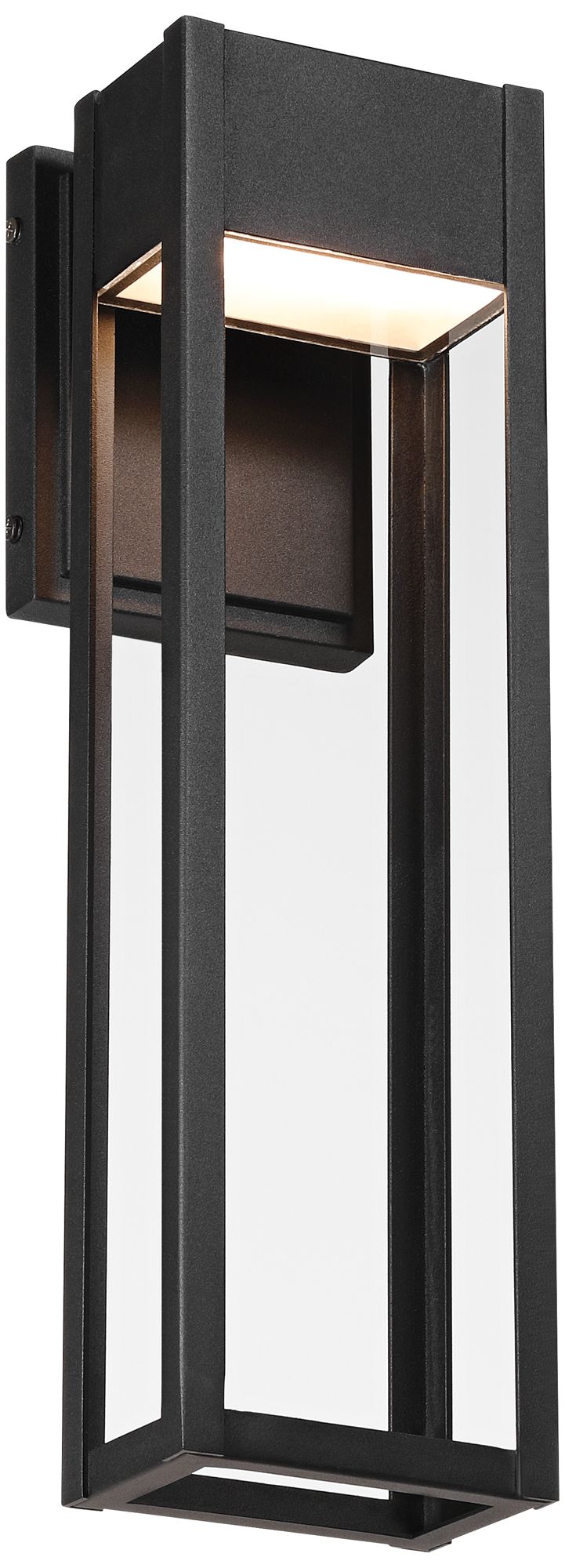 Watch A Video About the Austin Sand Black Outdoor LED Wall Light