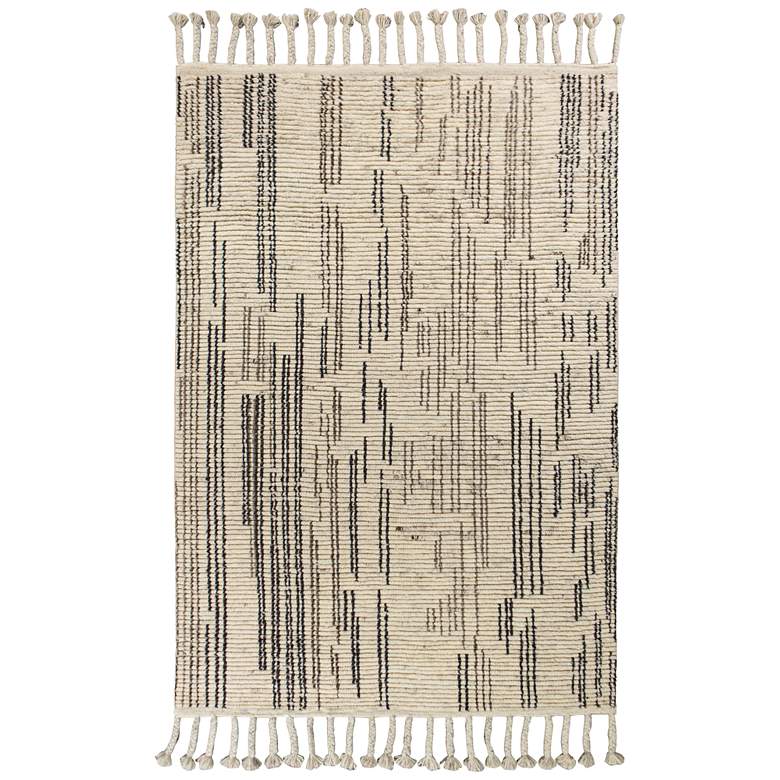 Image 1 Austin 222 5&#39;x8&#39; Natural Stitches Wool Area Rug