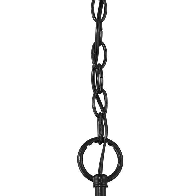 Image 5 Austin 28 1/2" Wide Semi Gloss Black 6-Light Chandelier more views