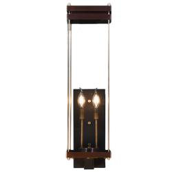 Austin 30" High Antique Copper 2-Light Outdoor Wall Light
