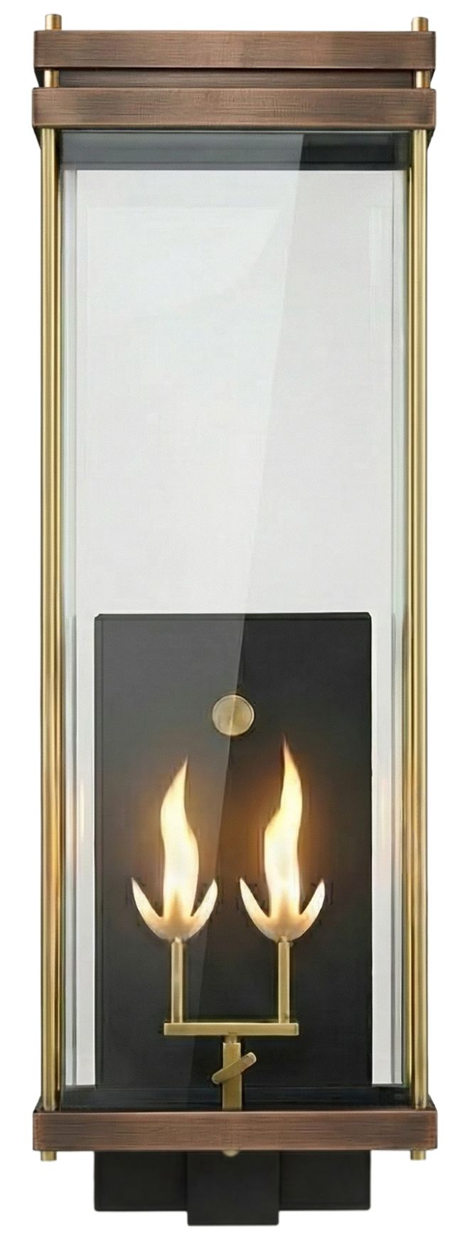 Austin 36 Gas Lantern Double Gas Burner Antique Copper