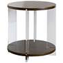 Austin 50" High Chestnut Brown Two Tier Side Table