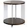 Austin 50" High Chestnut Brown Two Tier Side Table