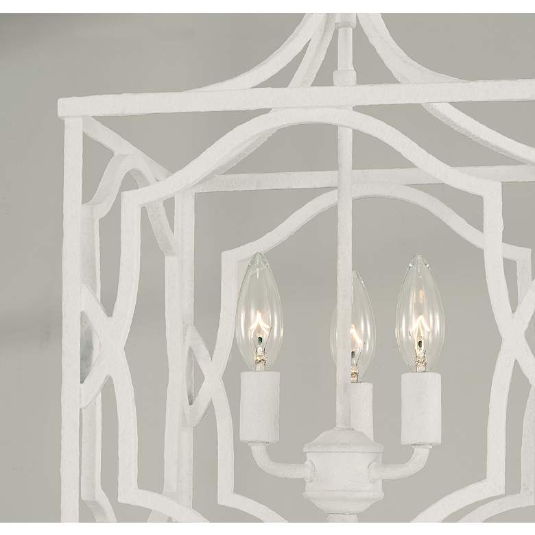 Image 3 Austin Allen & Co Anna 3 Light Foyer 12.25" Textured White more views