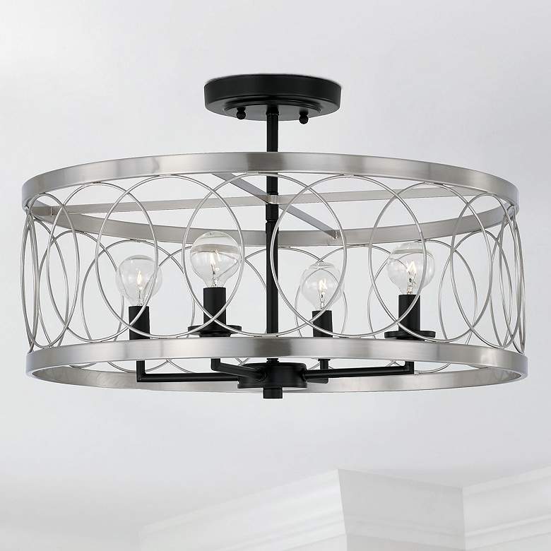 Image 1 Austin Allen & Co Boland 1 Light Pendant 14" Bronze