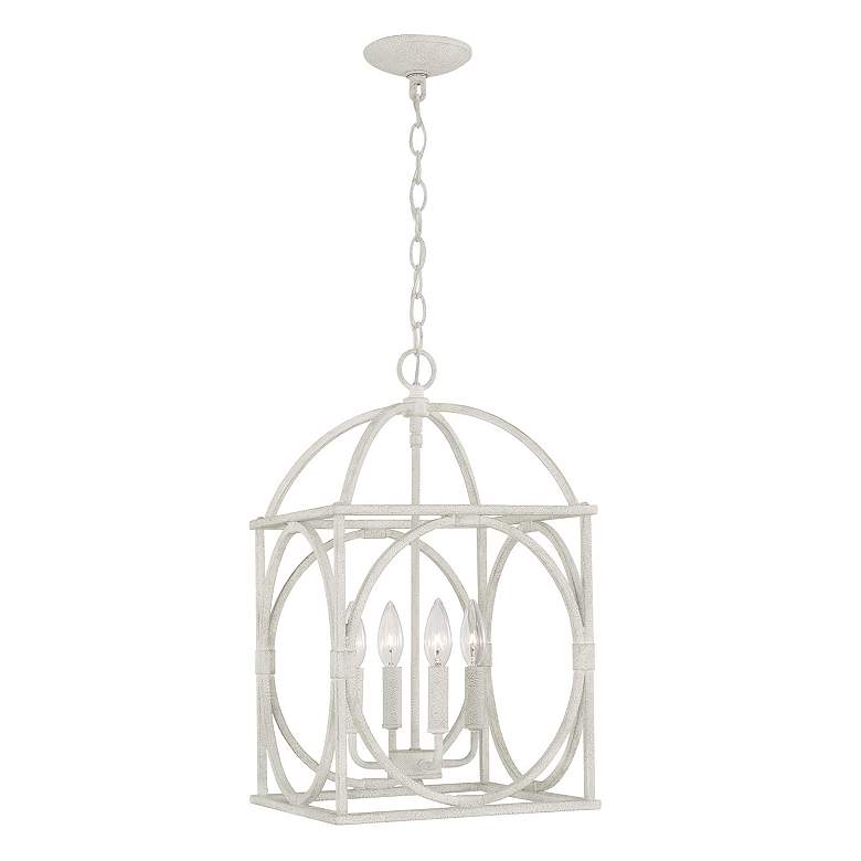 Image 5 Austin Allen & Co Brea 4 Light Foyer 12" Sand Dollar more views