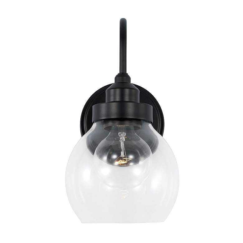 Image 5 Austin Allen & Co Brecken 1 Light Sconce 6" Matte Black more views