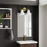 4_Austin Allen & Co Charlie 2 Light Vanity 15" Matte Brass and White more views