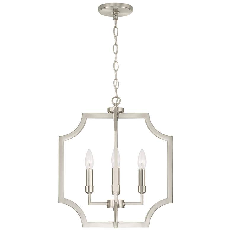 Image 2 Austin Allen & Co Courtney 4 Light Foyer 16" Brushed Nickel
