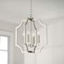 1_Austin Allen & Co Courtney 4 Light Foyer 16" Brushed Nickel