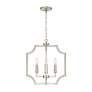 3_Austin Allen & Co Courtney 4 Light Foyer 16" Brushed Nickel more views