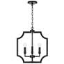 2_Austin Allen & Co Courtney 4 Light Foyer 16" Matte Black
