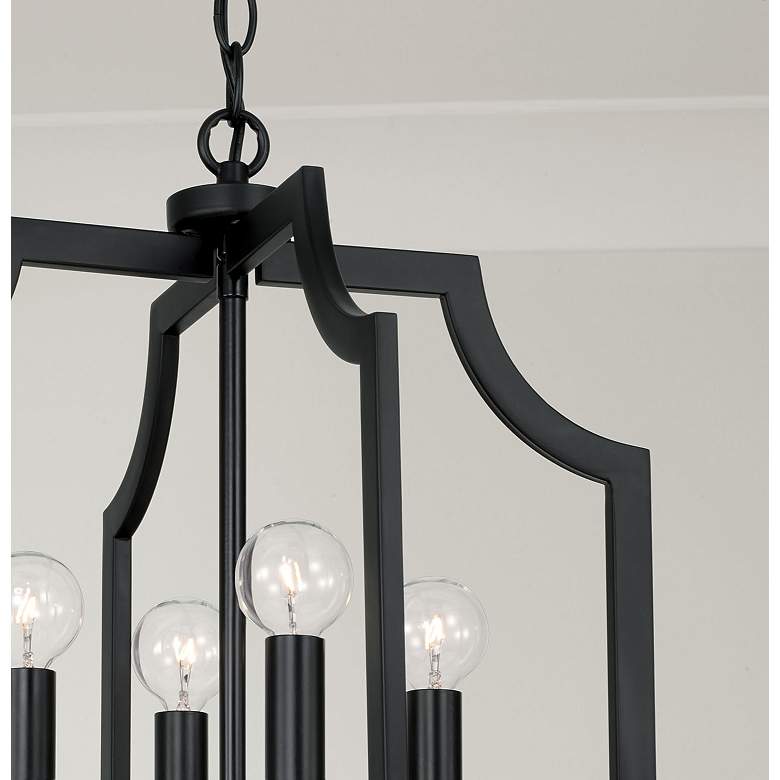 Image 5 Austin Allen & Co Courtney 4 Light Foyer 16" Matte Black more views
