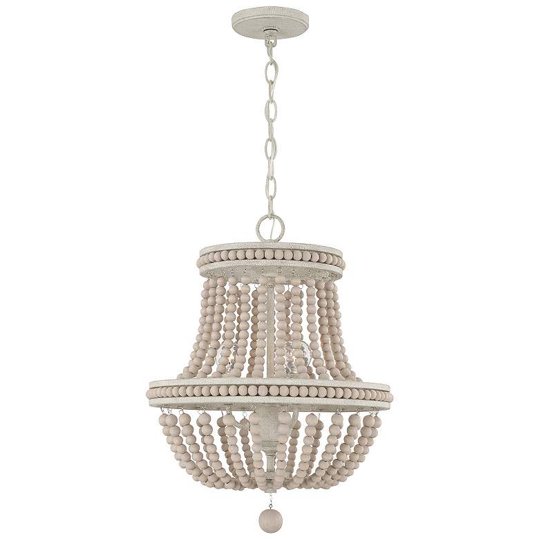 Image 1 Austin Allen & Co Handley 3 Light Chandelier 15.75" Sand Dollar