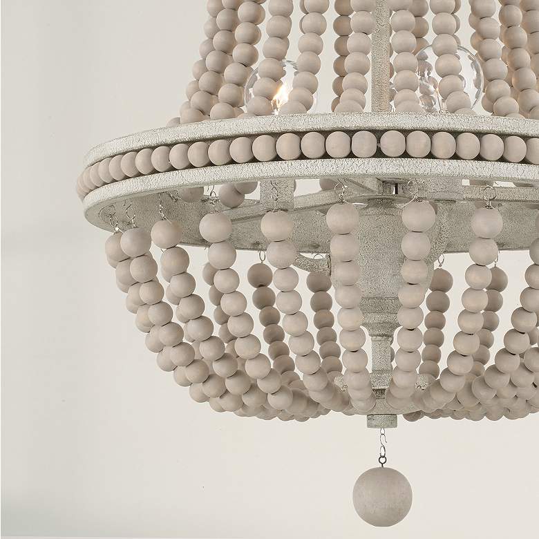 Image 5 Austin Allen & Co Handley 3 Light Chandelier 15.75" Sand Dollar more views