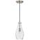 Austin Allen & Co Kier 1 Light Pendant 6" Brushed Nickel