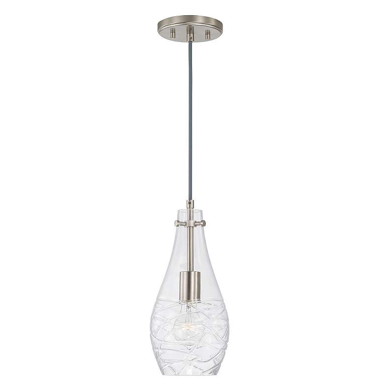 Image 3 Austin Allen & Co Kier 1 Light Pendant 6" Brushed Nickel more views