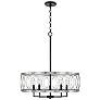 2_Austin Allen & Co Madeline 5 Light Pendant 24.5" Black Tie