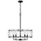 Austin Allen & Co Madeline 5 Light Pendant 24.5" Black Tie