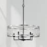 1_Austin Allen & Co Madeline 5 Light Pendant 24.5" Black Tie