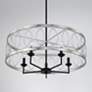 5_Austin Allen & Co Madeline 5 Light Pendant 24.5" Black Tie more views